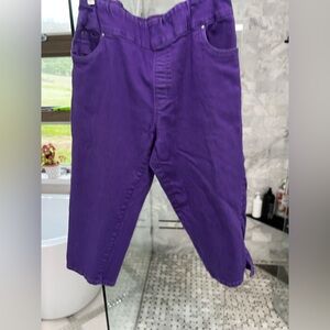 Blair Purple Crop Pants